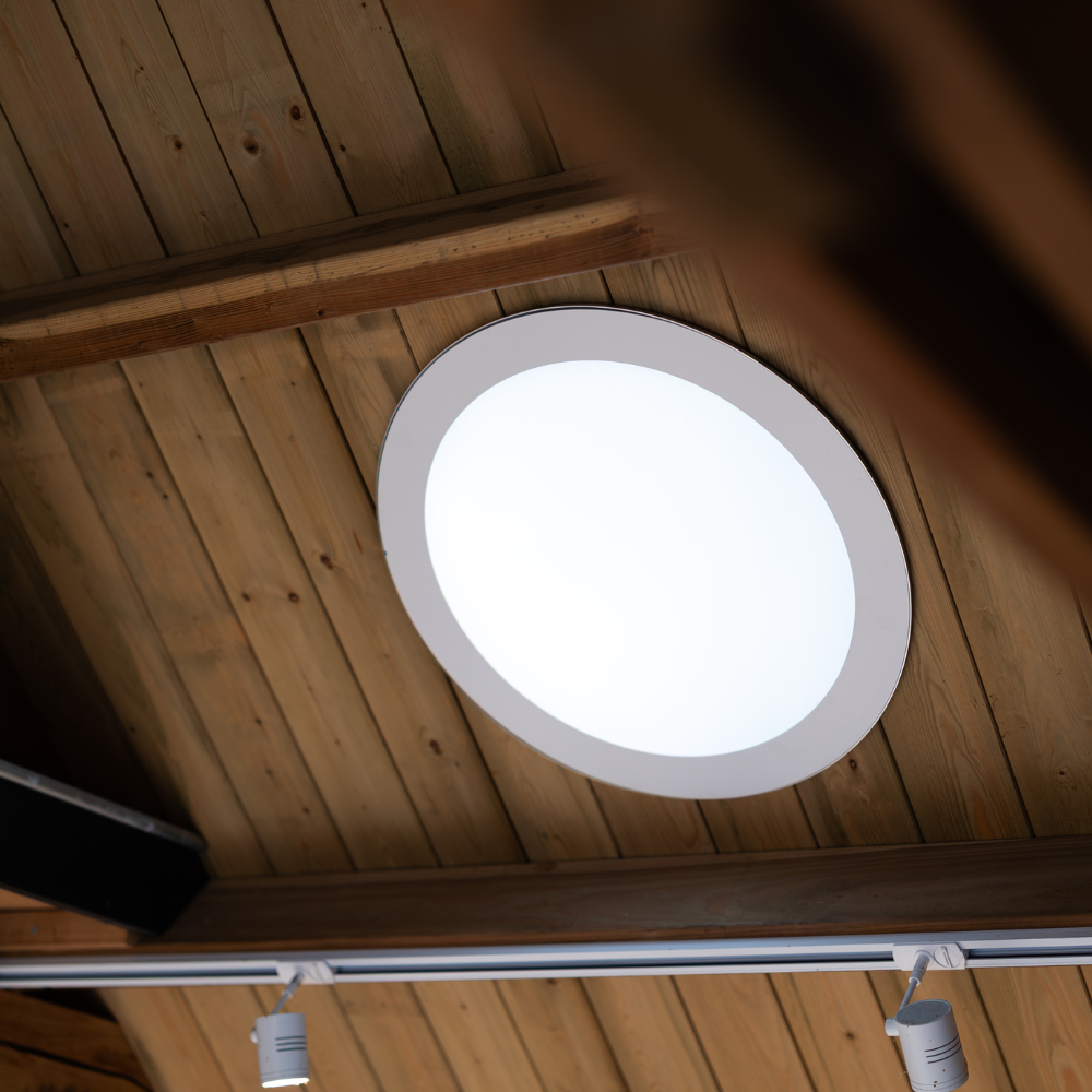 White round surface mount diffuser